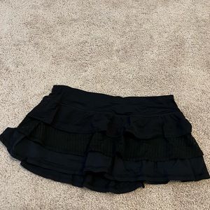Black lululemon tennis skirt
